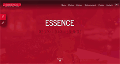 Desktop Screenshot of essencerestaurant.ca